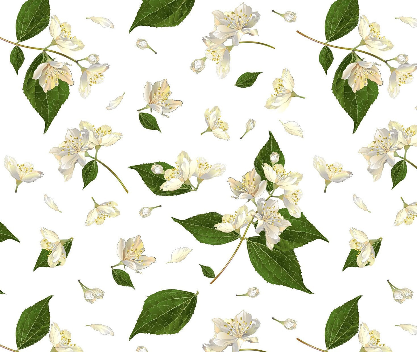 Large Decoupage for Furniture - Rice Paper - Vintage Decoupage - Floral Decoupage Paper - White Flowers