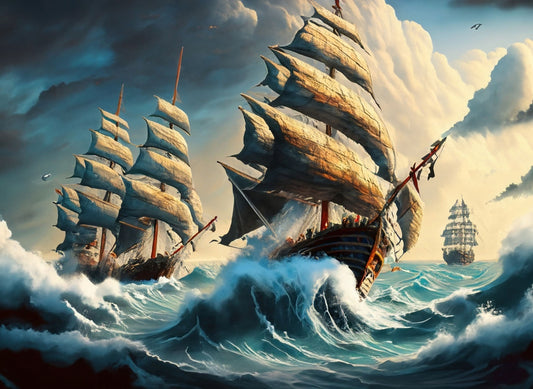 Sailing Ship - Large Decoupage Paper - Decoupage Art - Rice Paper for Decoupage - Decoupage for Furniture - Sea