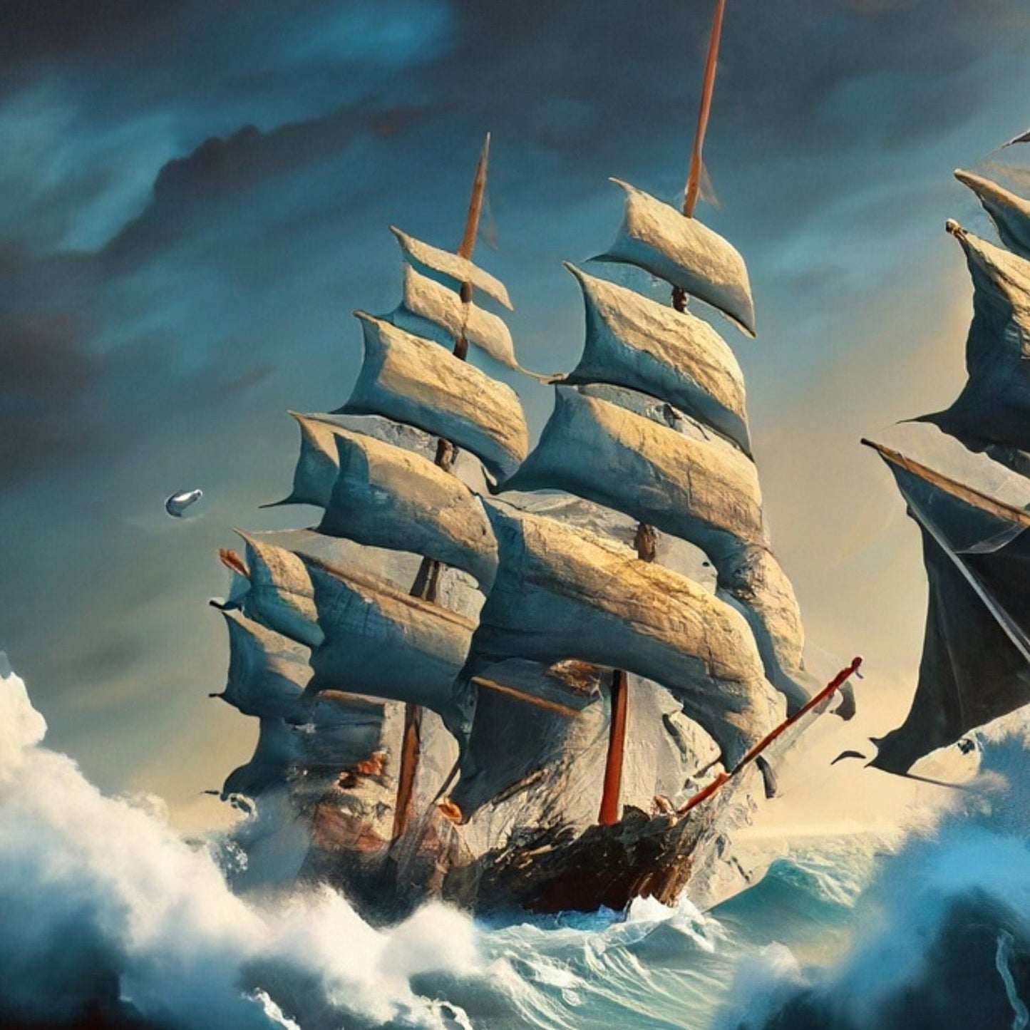 Sailing Ship - Large Decoupage Paper - Decoupage Art - Rice Paper for Decoupage - Decoupage for Furniture - Sea