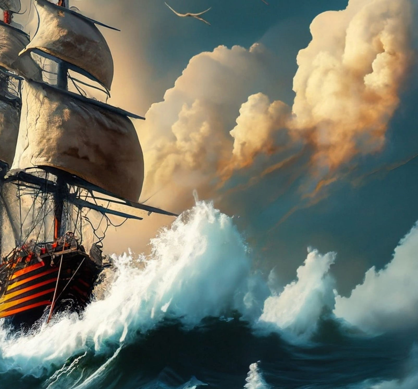 Sailing Ship - Large Decoupage Paper - Decoupage Art - Rice Paper for Decoupage - Decoupage for Furniture - Sea