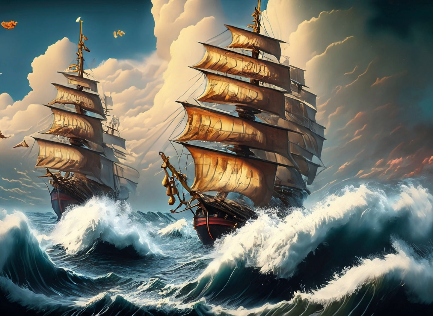 Sailing Ships - Large Decoupage Paper - Decoupage Art - Rice Paper for Decoupage - Decoupage for Furniture - Sea