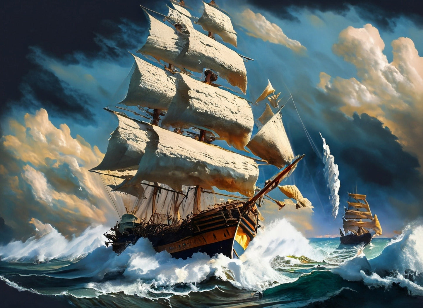 Sailing Ships - Large Decoupage Paper - Decoupage Art - Rice Paper for Decoupage - Decoupage for Furniture - Sea