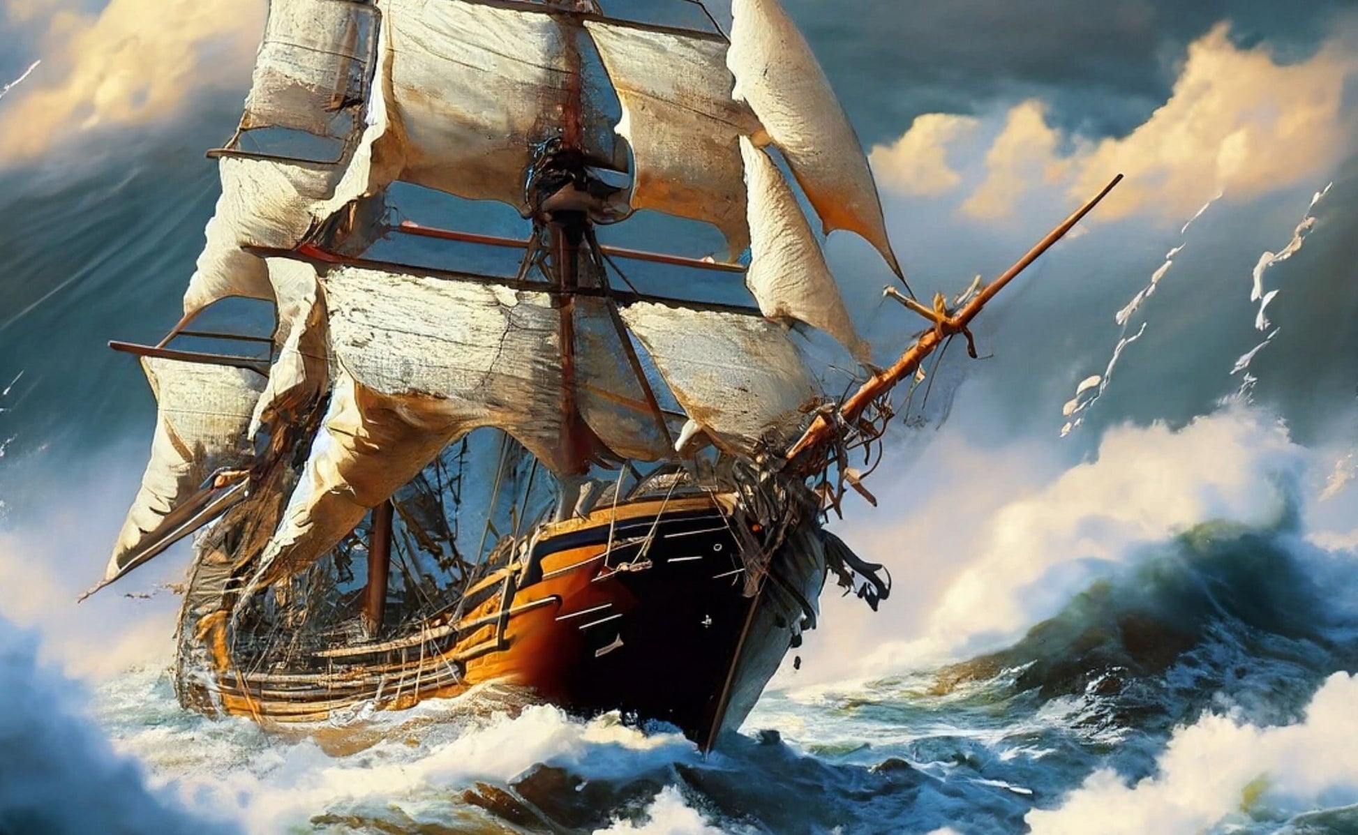 Sailing Ships - Large Decoupage Paper - Decoupage Art - Rice Paper for Decoupage - Decoupage for Furniture - Sea