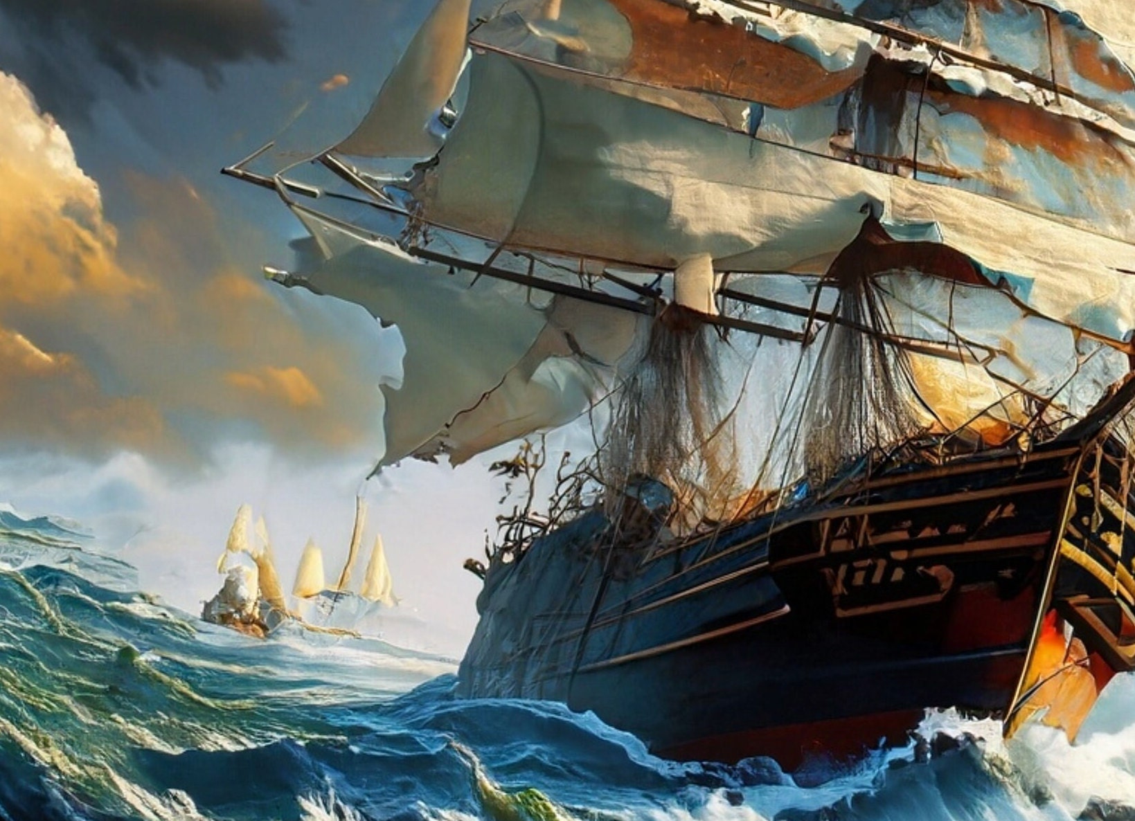 Sailing Ships - Large Decoupage Paper - Decoupage Art - Rice Paper for Decoupage - Decoupage for Furniture - Sea
