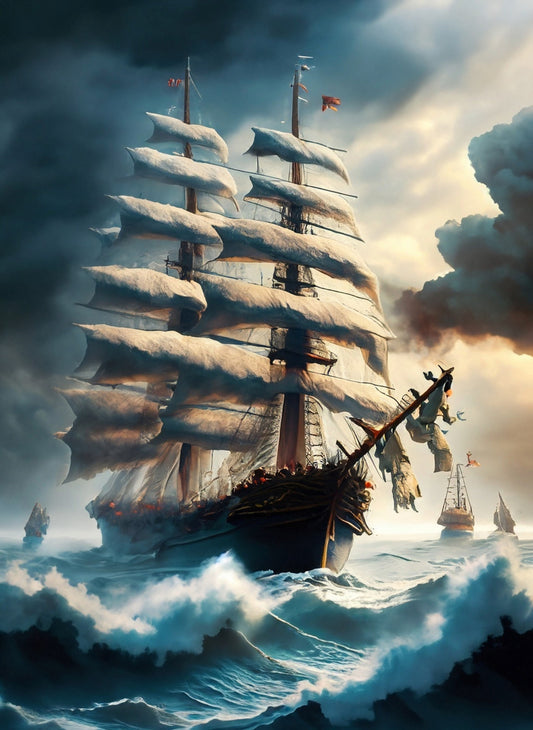 Sailing Ships - Furniture Decoupage Paper - Large Rice Paper - Decoupage Rice Paper - Ocean