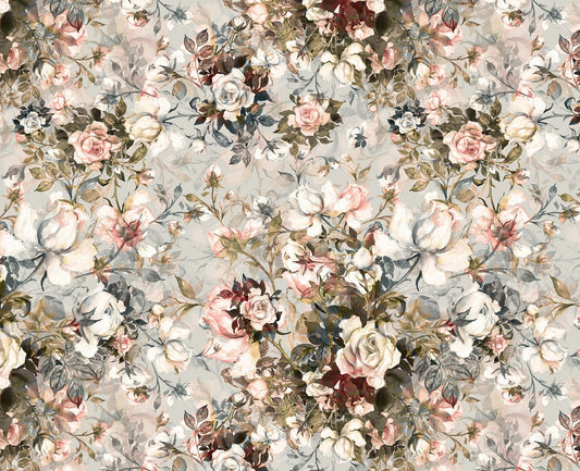 Large Decoupage for Furniture - Rice Paper - Vintage - Floral Dresser Paper - Spring Flowers