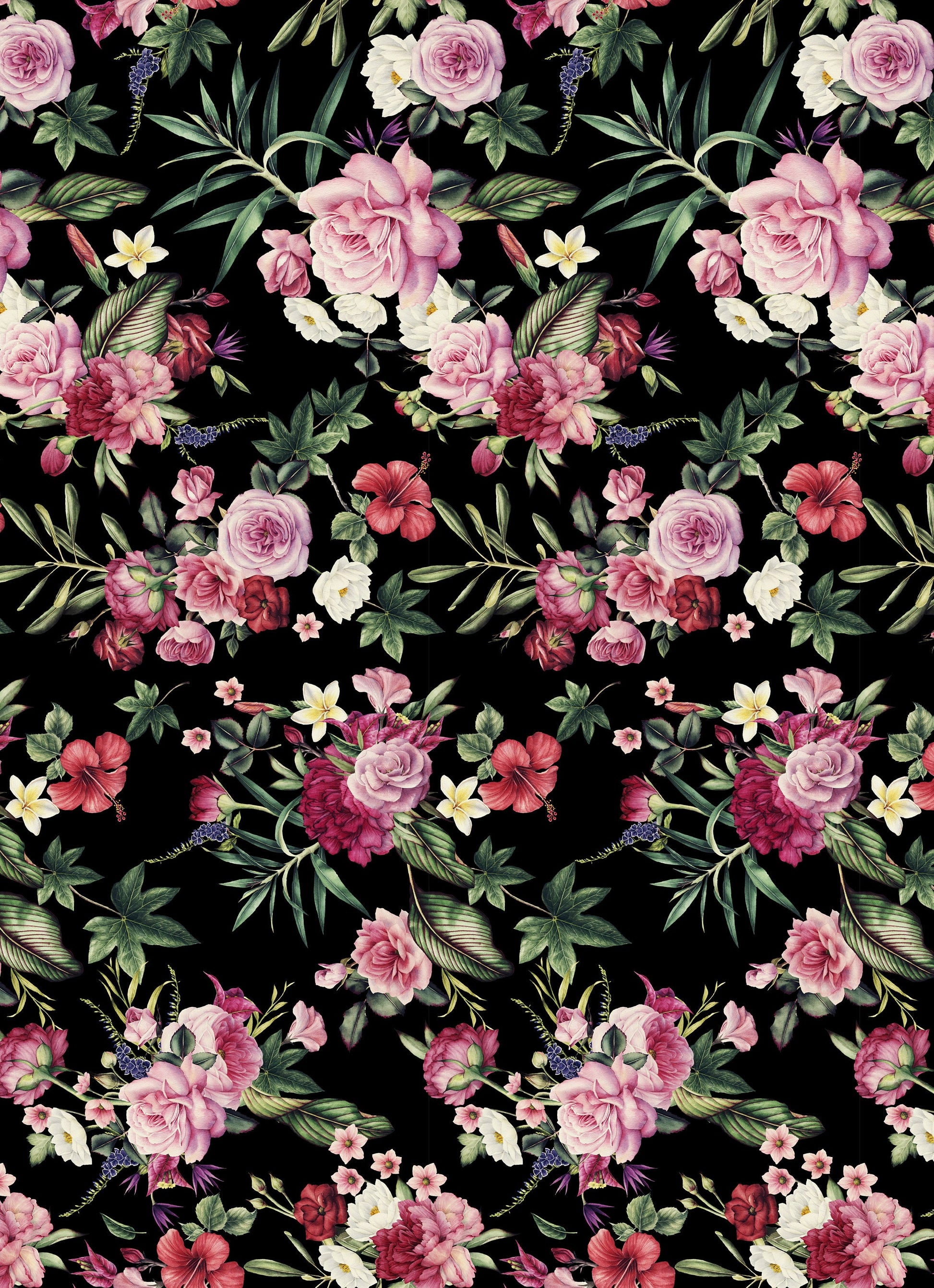 dark background decoupage paper
