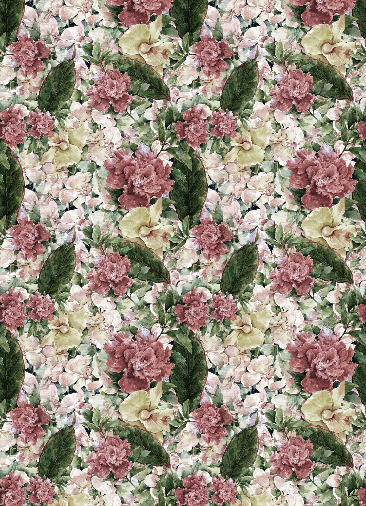 Large Decoupage for Furniture - Rice Paper - Vintage Decoupage - Floral Decoupage Paper - Shabby Chic Roses