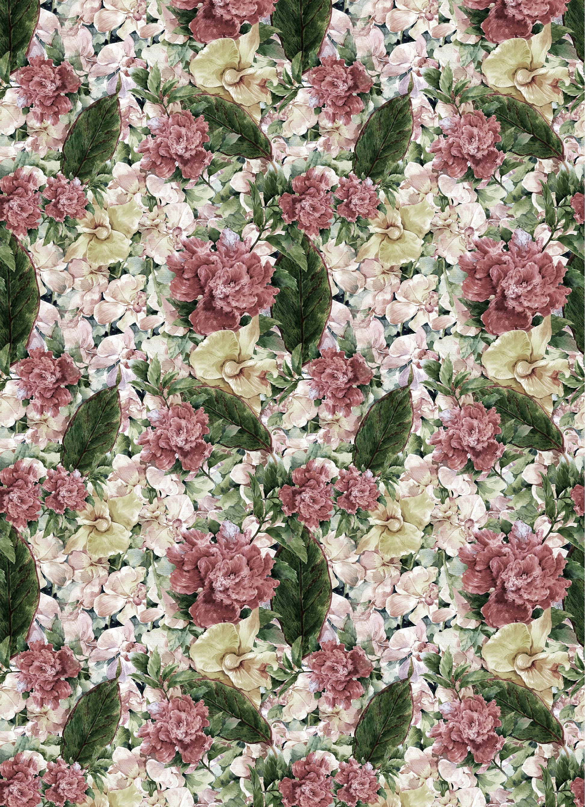 Large Decoupage for Furniture - Rice Paper - Vintage Decoupage - Floral Decoupage Paper - Shabby Chic Roses