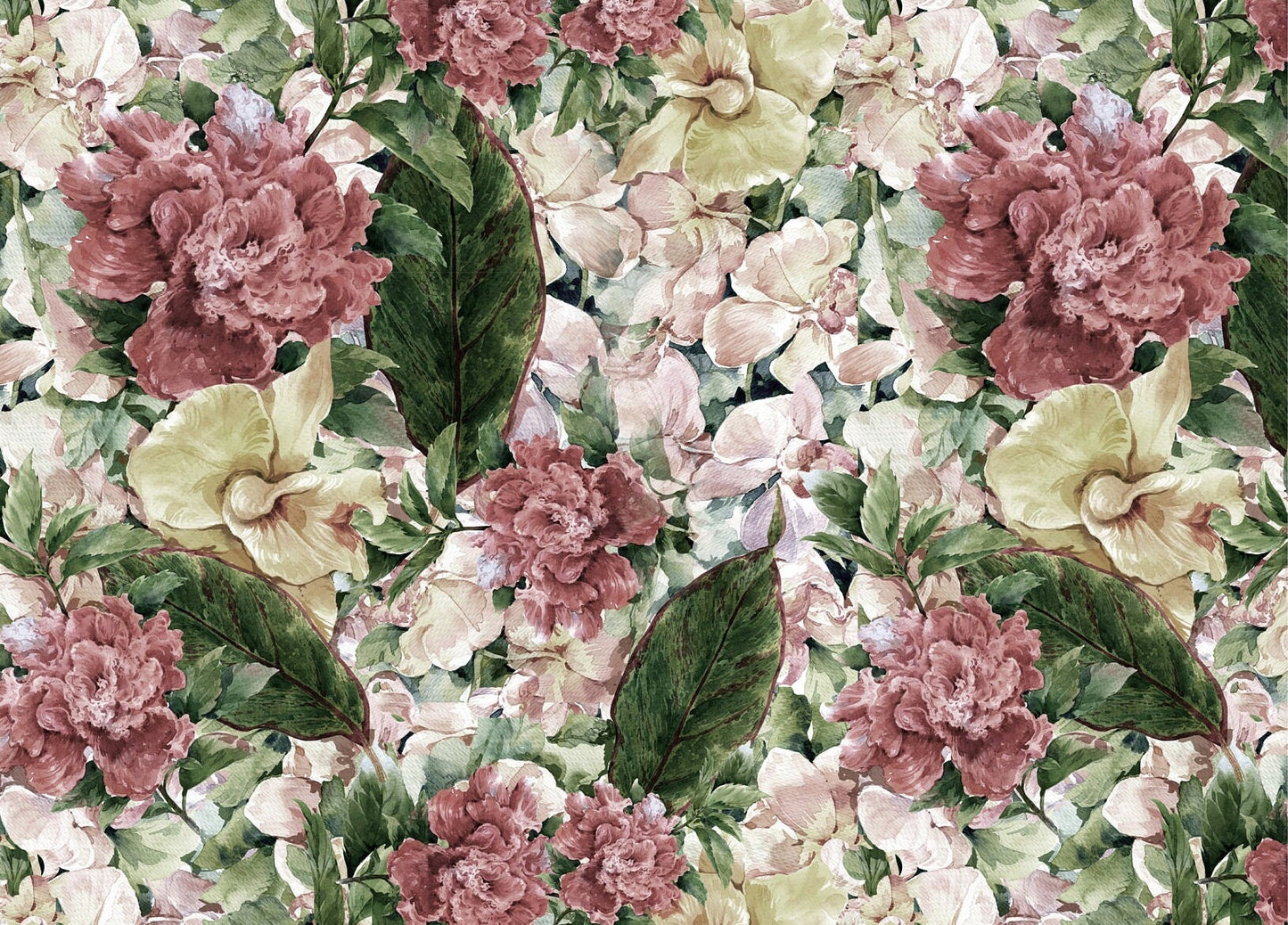 Large Decoupage for Furniture - Rice Paper - Vintage Decoupage - Floral Decoupage Paper - Shabby Chic Roses