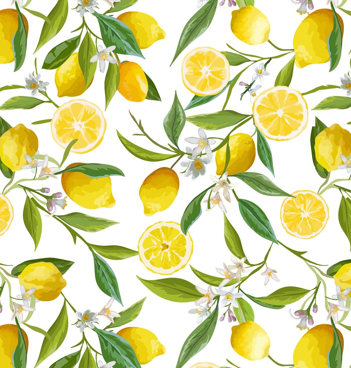 Large Decoupage for Furniture - Rice Paper - Vintage Decoupage - Floral Decoupage Paper - Lemon