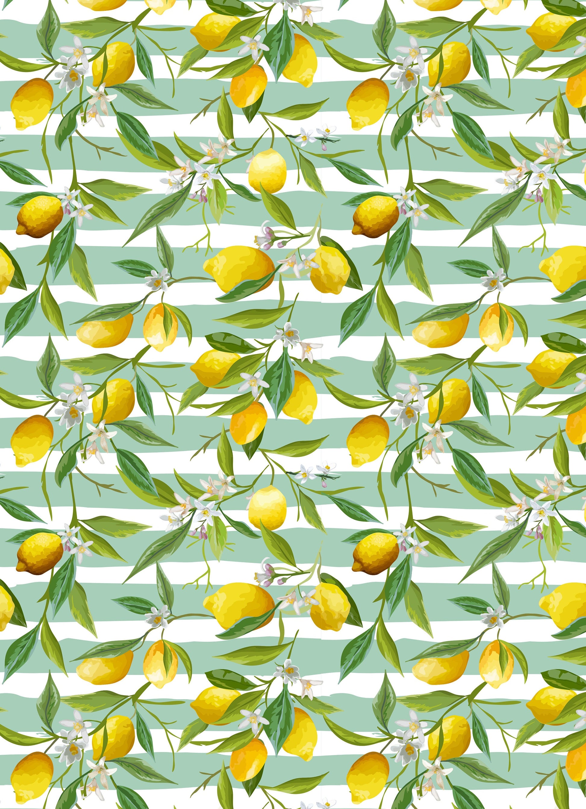 Large Decoupage for Furniture - Rice Paper - Vintage Decoupage - Floral Decoupage Paper - Lemon