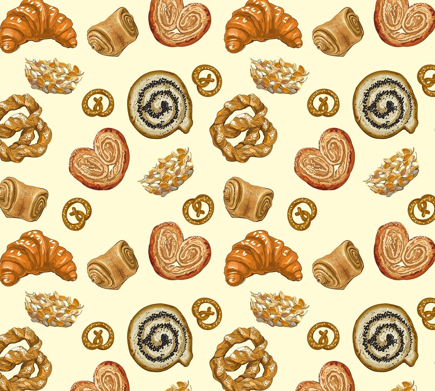 Large Decoupage for Furniture - Rice Paper - Vintage Decoupage - Floral Decoupage Paper - Croissant