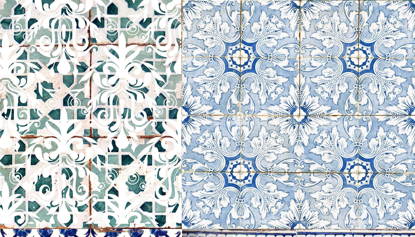 Large Decoupage for Furniture - Rice Paper - Vintage Decoupage - Floral Decoupage Paper - Ceramics Tile Porcelain