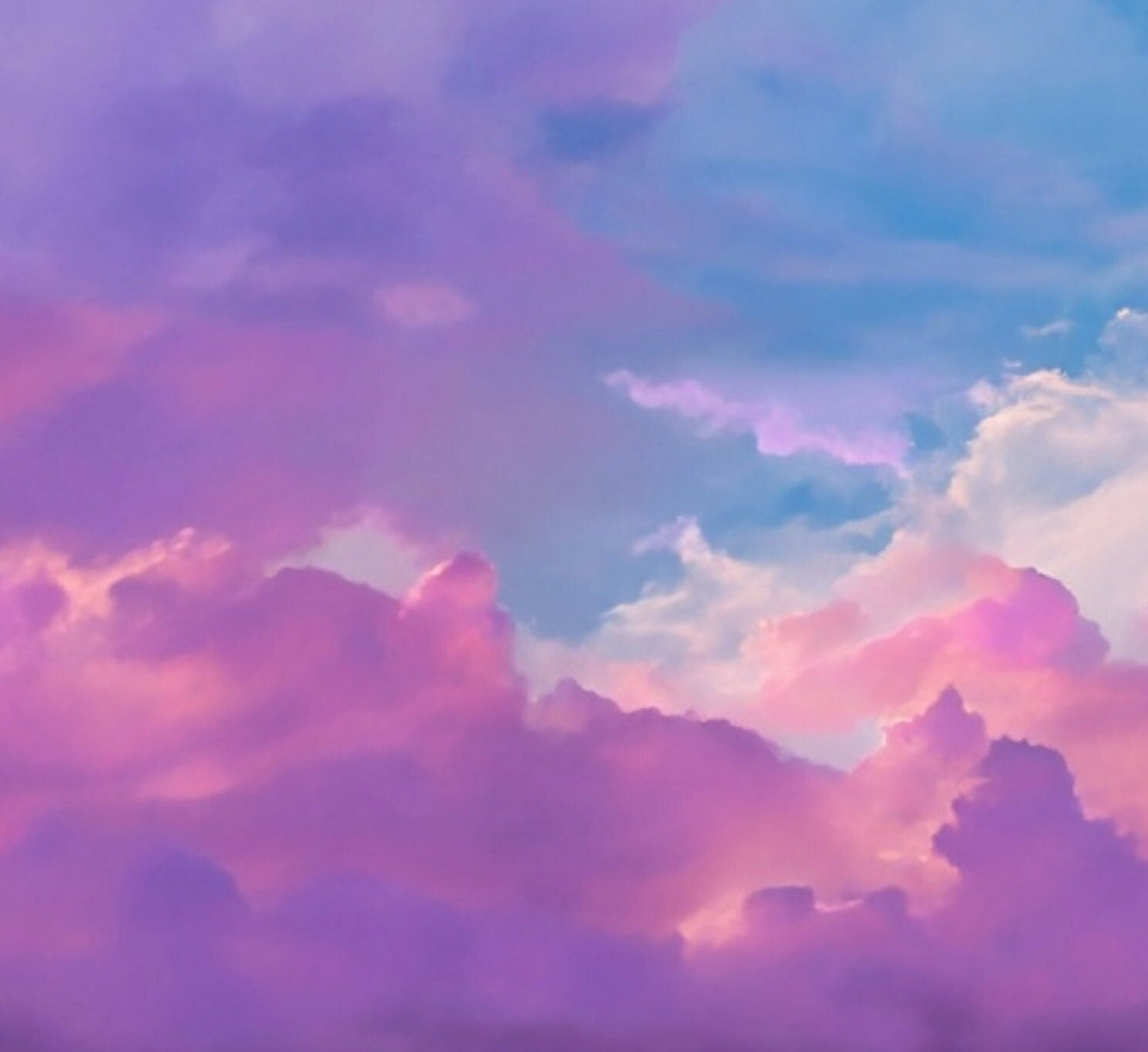 Decoupage Paper - Rice Paper for Decoupage - Pastel Color Clouds - Large Decoupage Paper for Furniture - Blue Sky