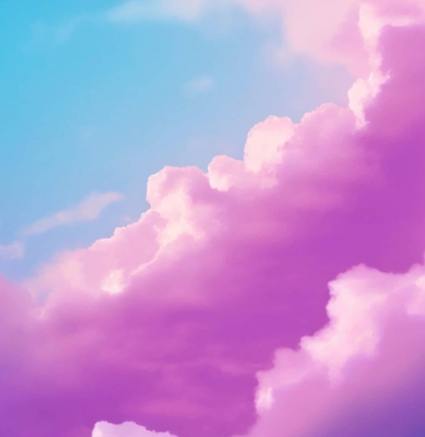 Decoupage Paper - Rice Paper for Decoupage - Pastel Color Clouds - Large Decoupage Paper for Furniture - Blue Sky
