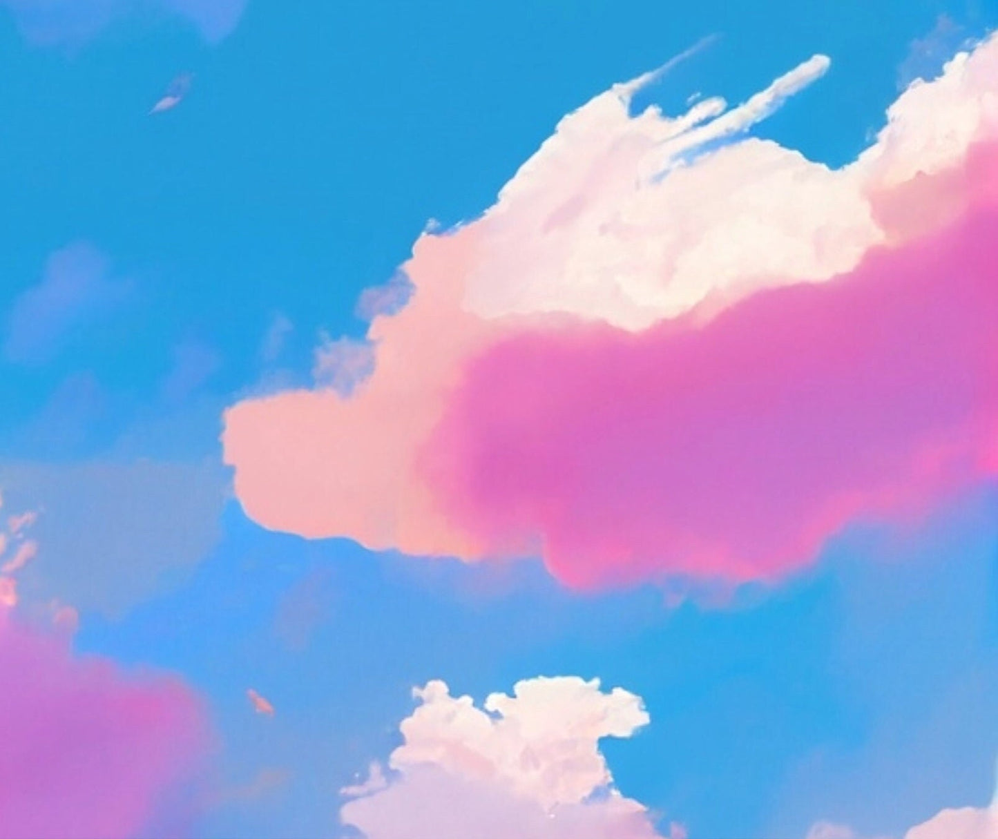 Large Decoupage Paper for Furniture - Rice Paper for Decoupage - Pastel Color Clouds - Decoupage Paper - Blue Sky