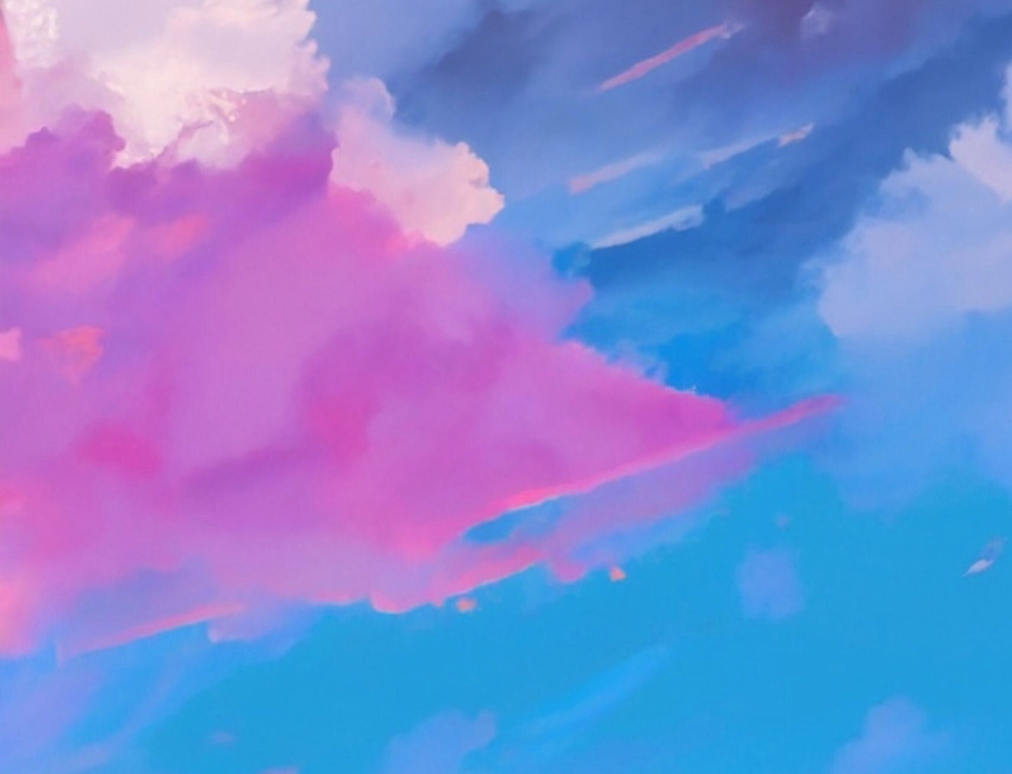 Large Decoupage Paper for Furniture - Rice Paper for Decoupage - Pastel Color Clouds - Decoupage Paper - Blue Sky