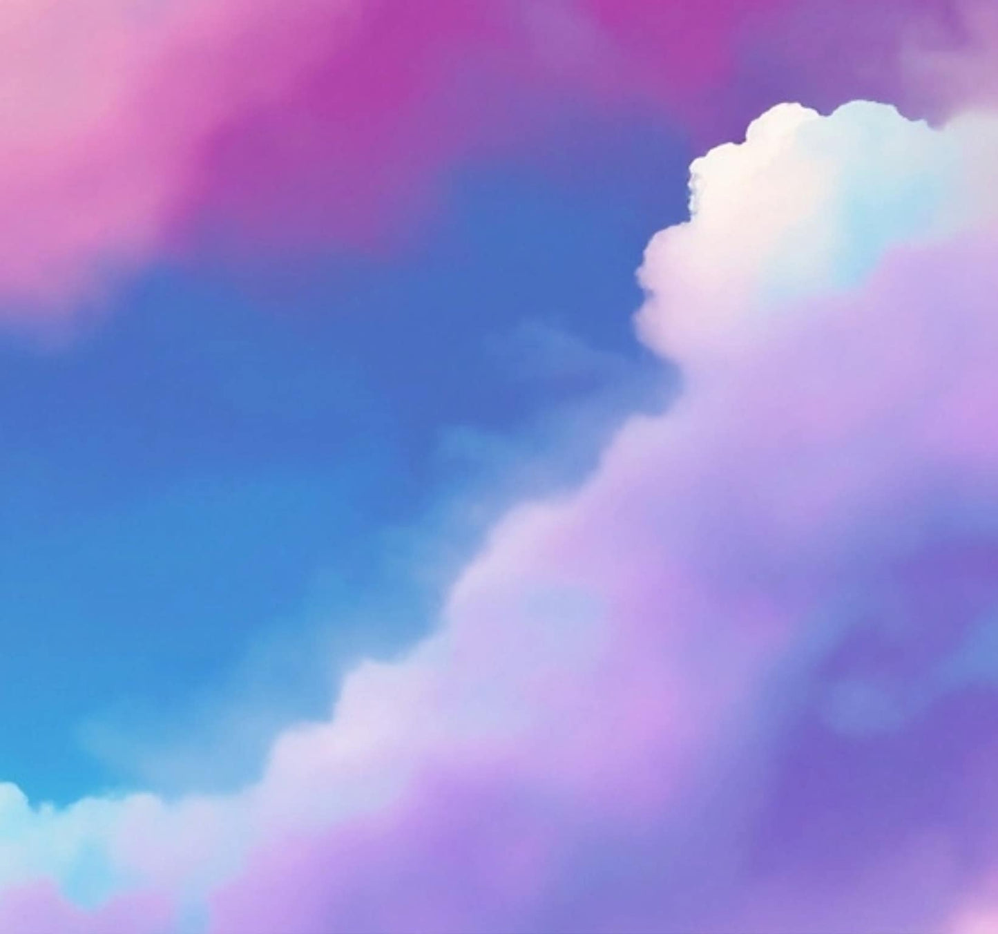 Large Decoupage Paper for Furniture - Rice Paper for Decoupage - Pastel Color Clouds - Decoupage Paper - Blue Sky