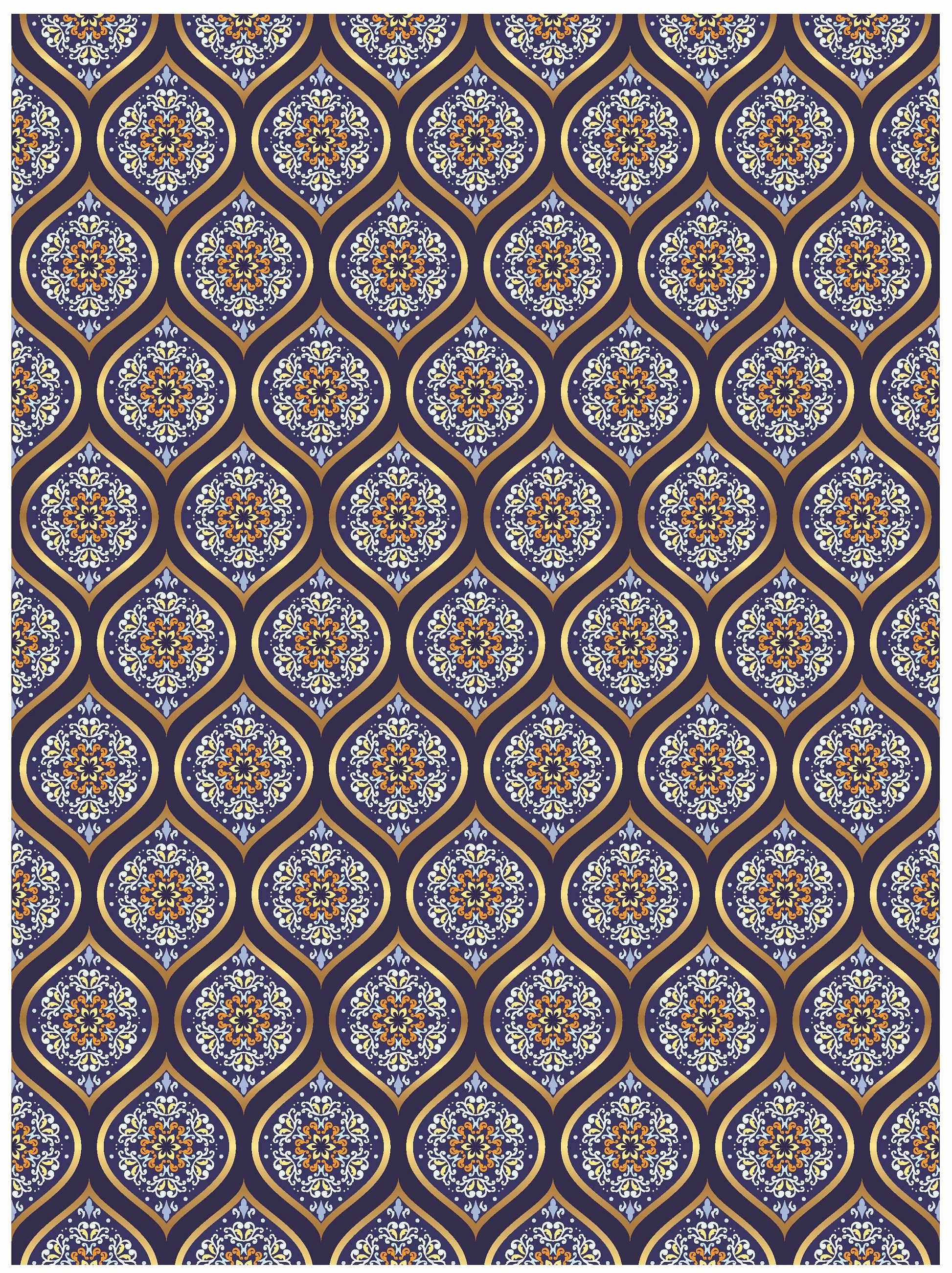 Large Decoupage for Furniture - Rice Paper - Vintage Decoupage - Floral Decoupage Paper - Authentic Pattern Tile