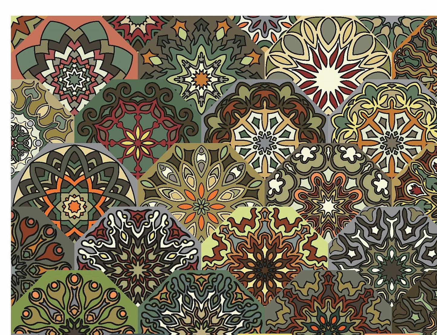 Floral Moroccan Rice Paper – Vintage Decoupage Furniture