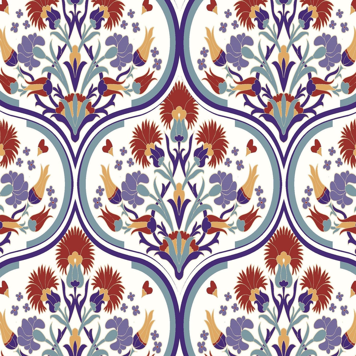 Authentic Clove Pattern - Large Decoupage for Furniture - Rice Paper - Vintage Decoupage - Floral Decoupage Paper - Tile
