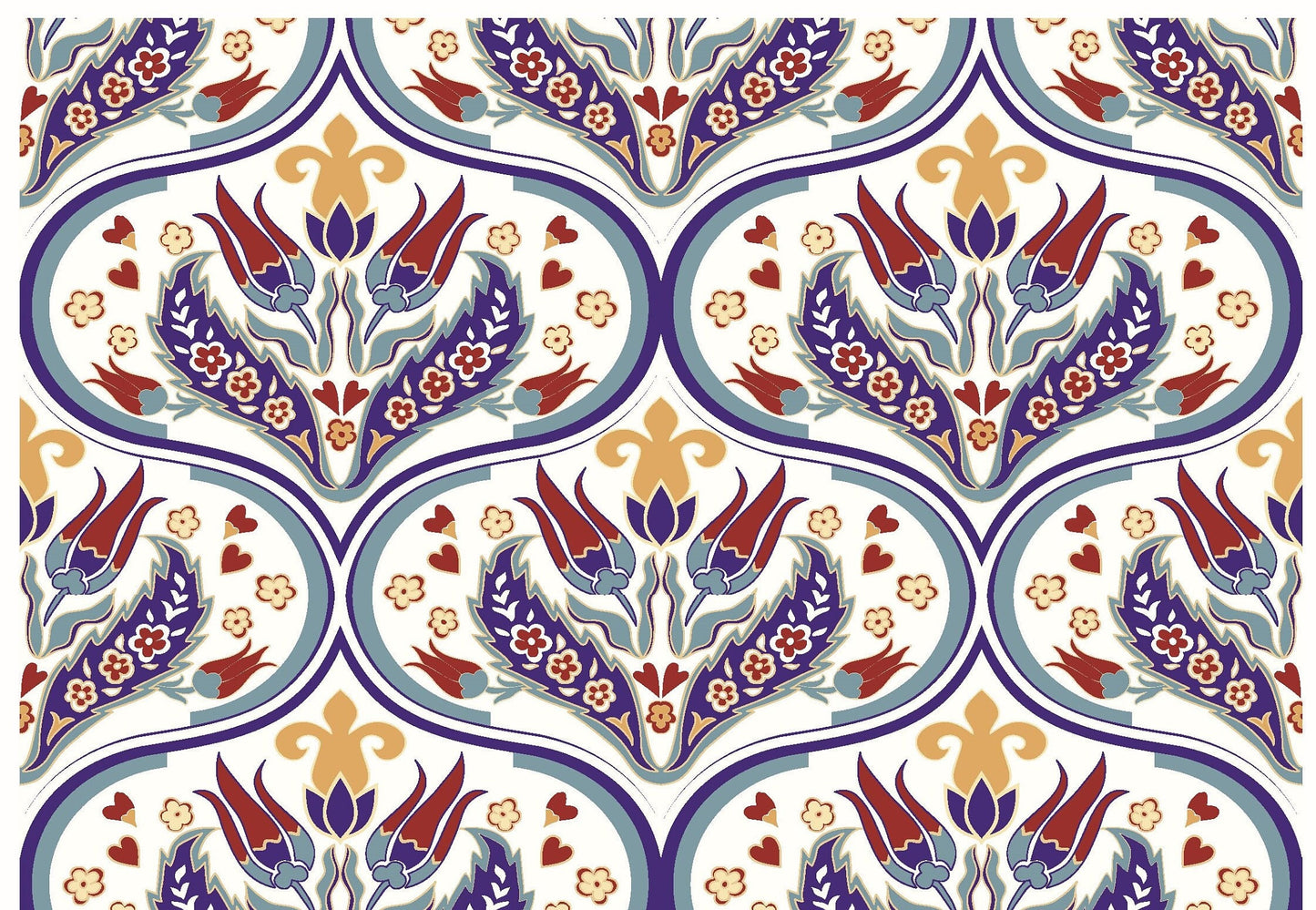 Tulip Floral Rice Paper – Vintage Decoupage Paper for Furniture