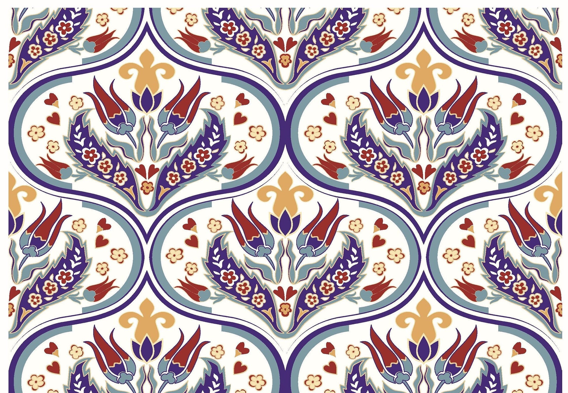 Tulip Floral Rice Paper – Vintage Decoupage Paper for Furniture
