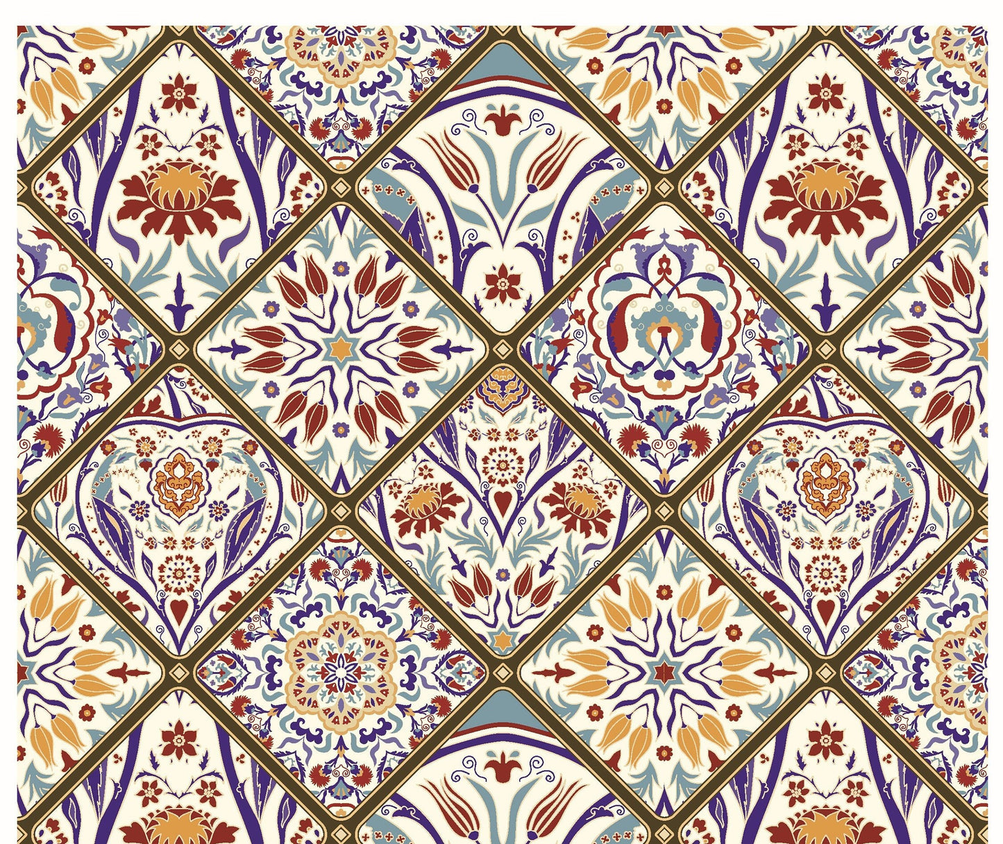 Authentic Tulip Pattern - Large Decoupage for Furniture - Rice Paper - Vintage Decoupage - Floral Decoupage Paper - Tile