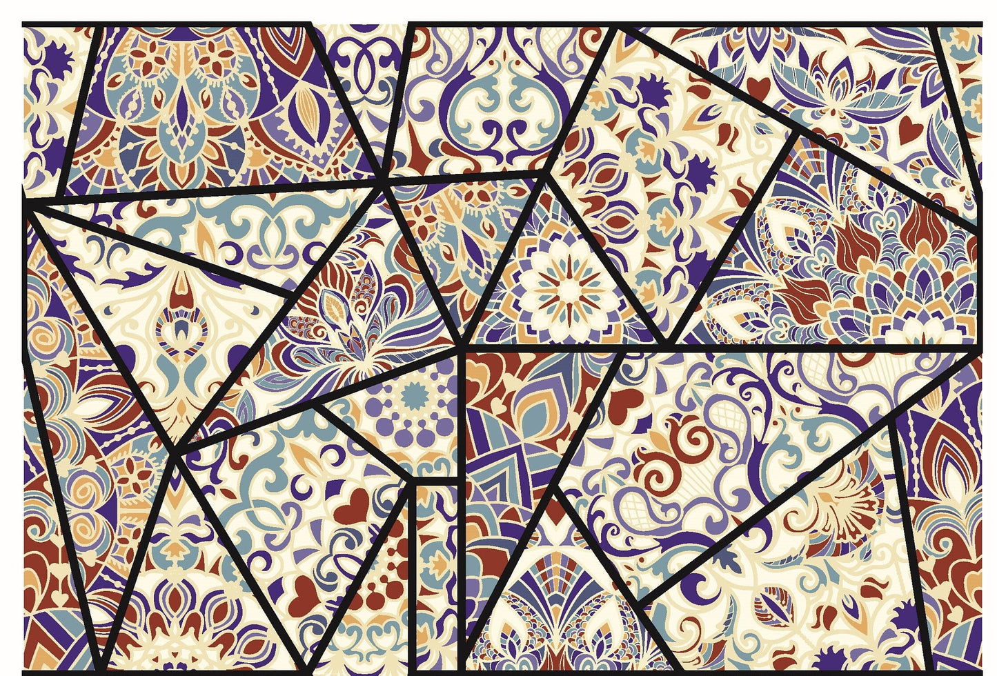 Authentic Pattern - Large Decoupage for Furniture - Rice Paper - Vintage Decoupage - Floral Decoupage Paper - Tile