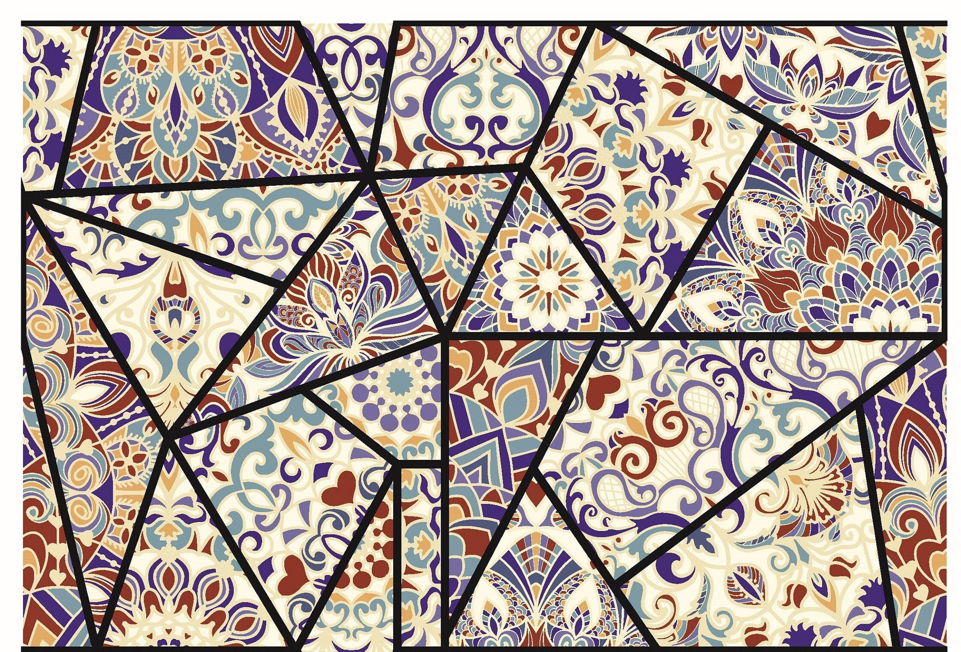 Authentic Pattern - Large Decoupage for Furniture - Rice Paper - Vintage Decoupage - Floral Decoupage Paper - Tile