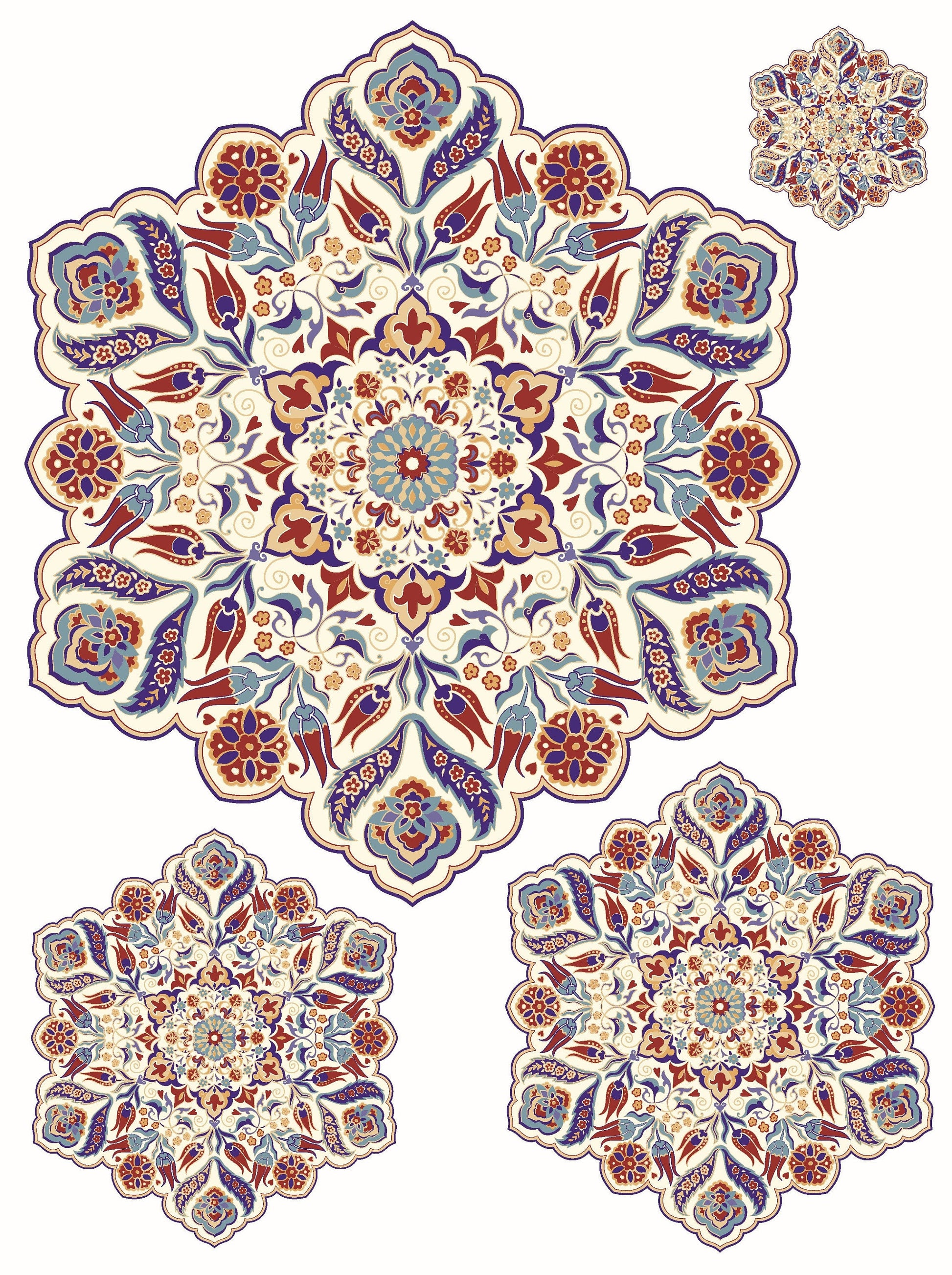 Authentic Pattern - Large Decoupage for Furniture - Rice Paper - Vintage Decoupage - Floral Decoupage Paper - Tile