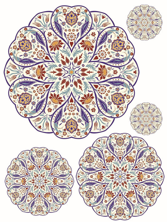 Authentic Pattern - Large Decoupage for Furniture - Rice Paper - Vintage Decoupage - Floral Decoupage Paper - Tile