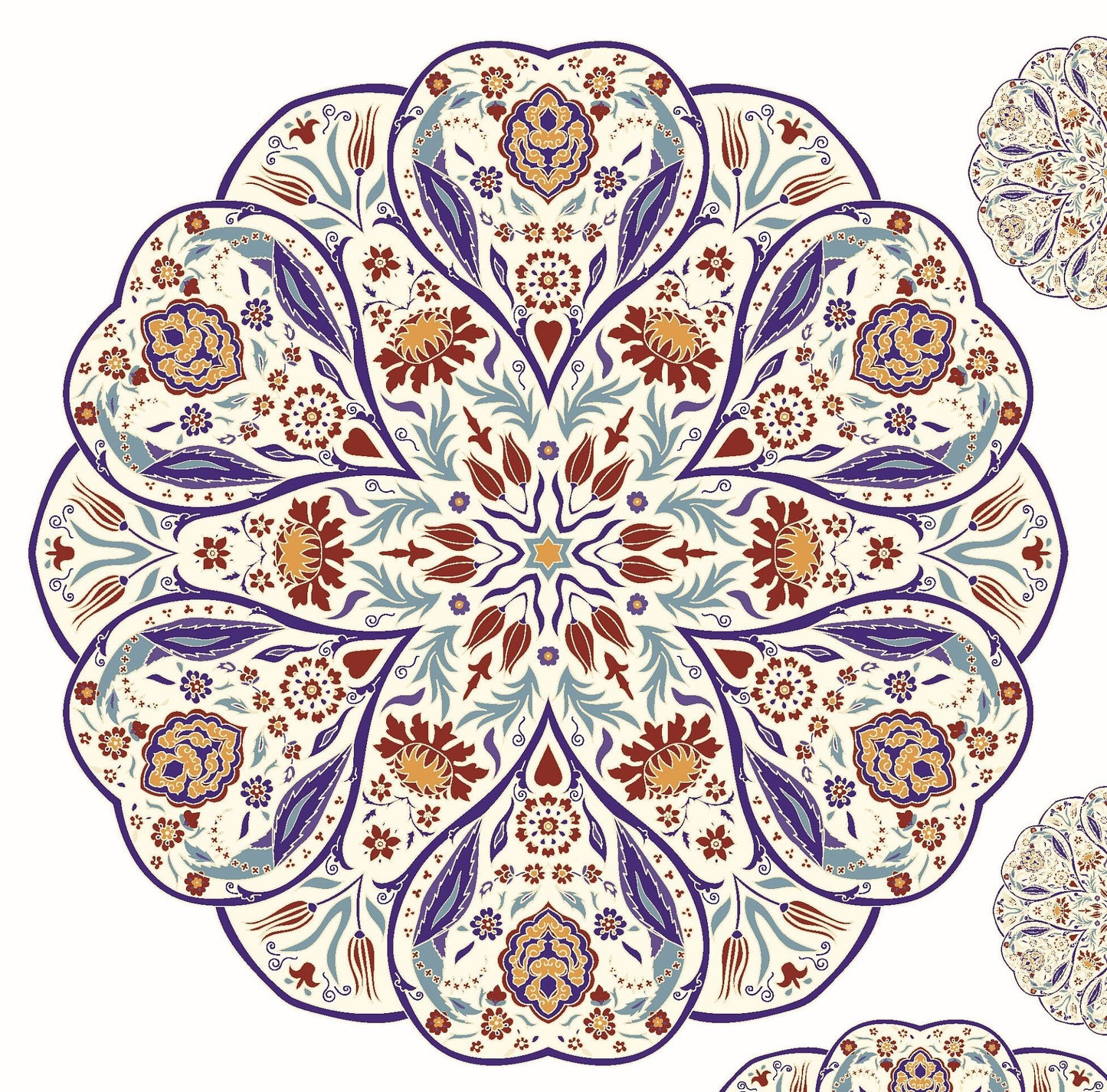 Authentic Pattern - Large Decoupage for Furniture - Rice Paper - Vintage Decoupage - Floral Decoupage Paper - Tile