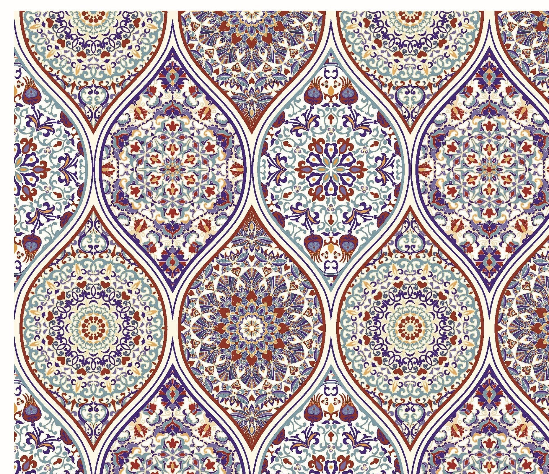 Authentic Pattern - Large Decoupage for Furniture - Rice Paper - Vintage Decoupage - Floral Decoupage Paper - Tile