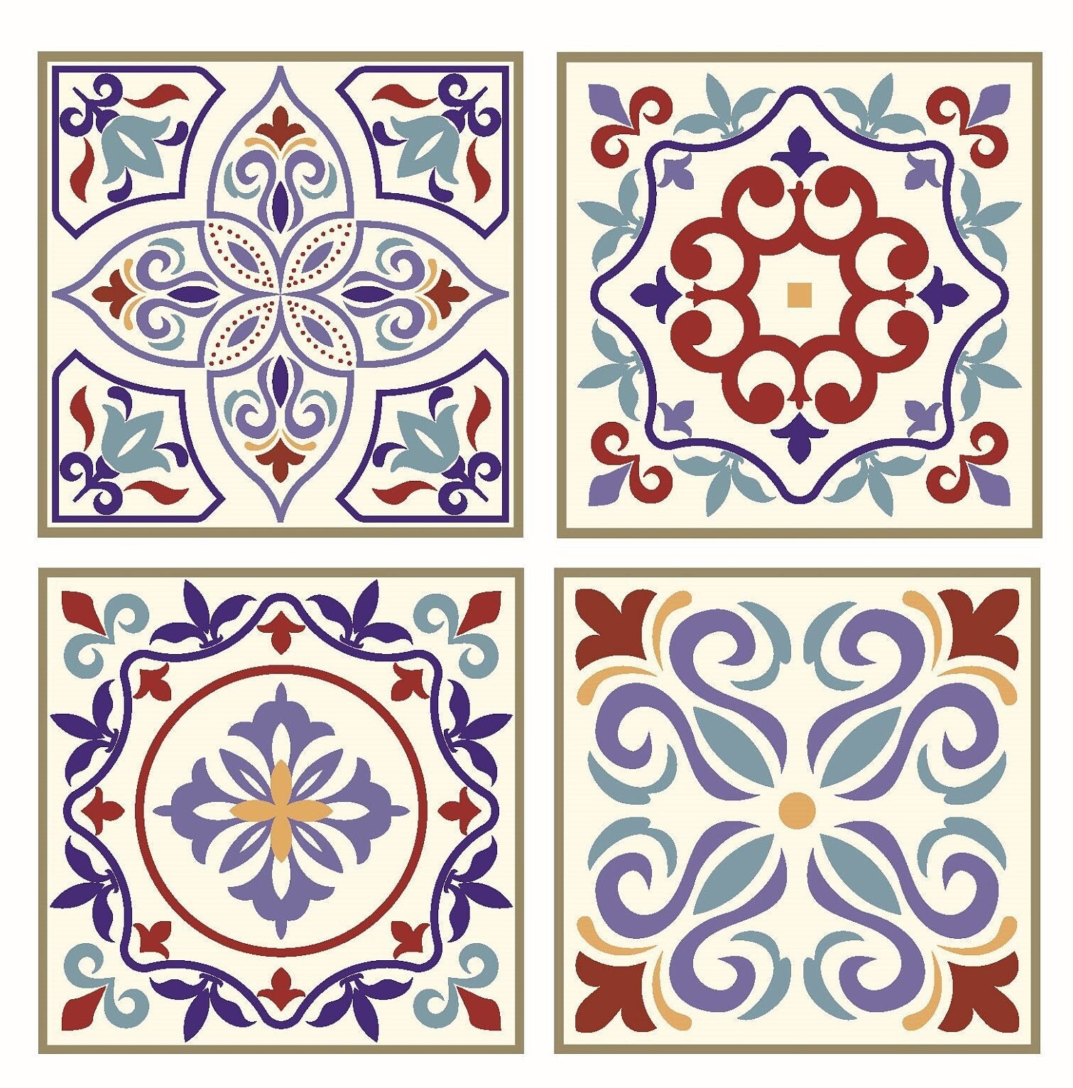 Authentic Pattern - Large Decoupage for Furniture - Rice Paper - Vintage Decoupage - Floral Decoupage Paper - Tile