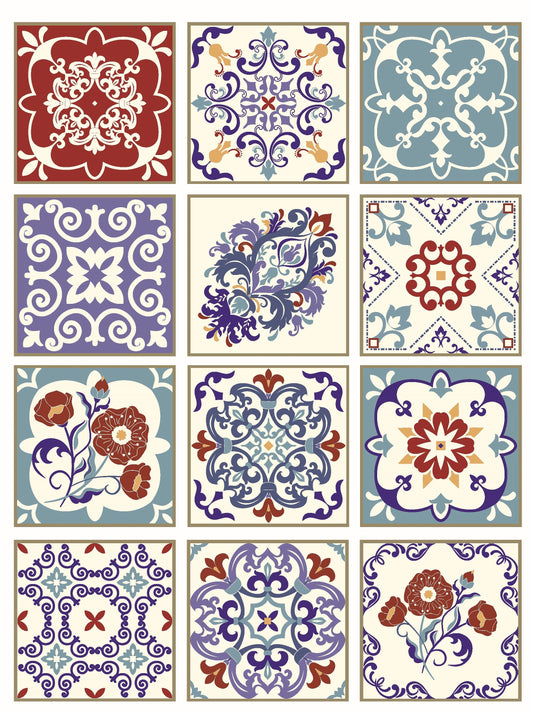Authentic Pattern - Large Decoupage for Furniture - Rice Paper - Vintage Decoupage - Floral Decoupage Paper - Tile
