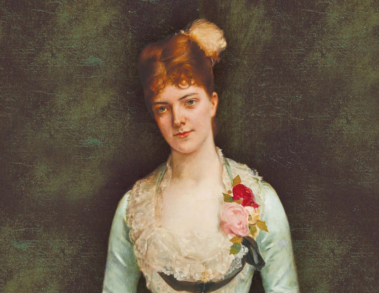 Portrait of a Woman - Large Decoupage Paper for Furniture - Vintage Decoupage - Rice Paper