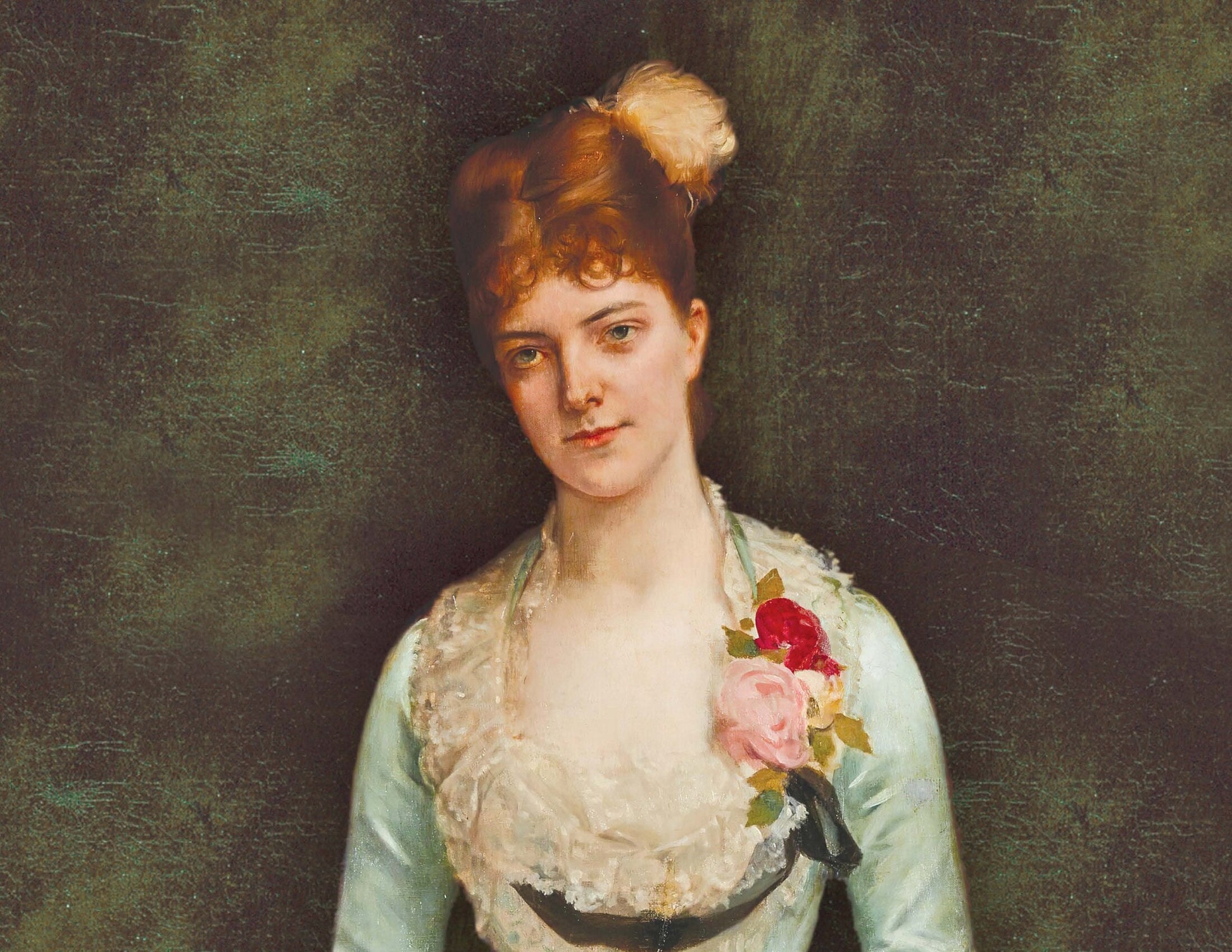 Portrait of a Woman - Large Decoupage Paper for Furniture - Vintage Decoupage - Rice Paper