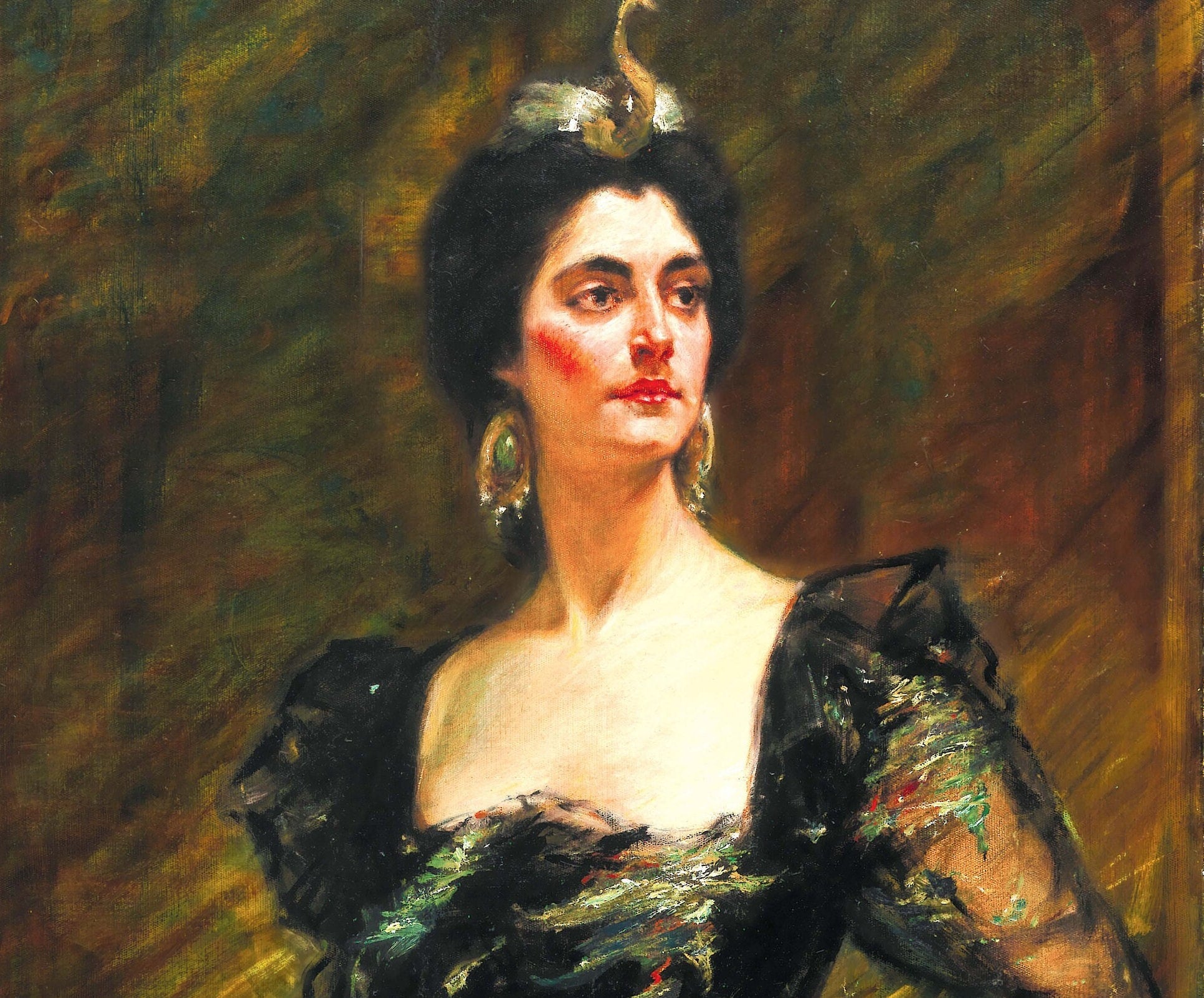 Woman Portrait - Large Decoupage Paper for Furniture - Vintage Decoupage - Rice Paper - Histoical Decoupage Paper
