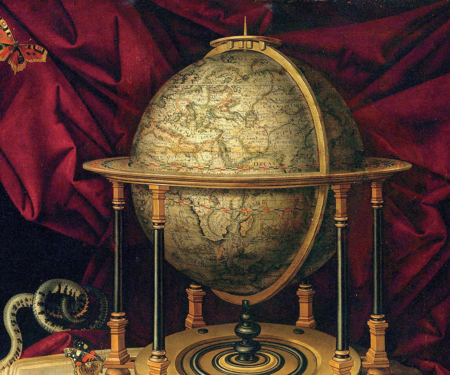 Ancient Books Atlas - Large Decoupage Paper for Furniture - Vintage Decoupage - Rice Paper - Antique Decoupage Paper