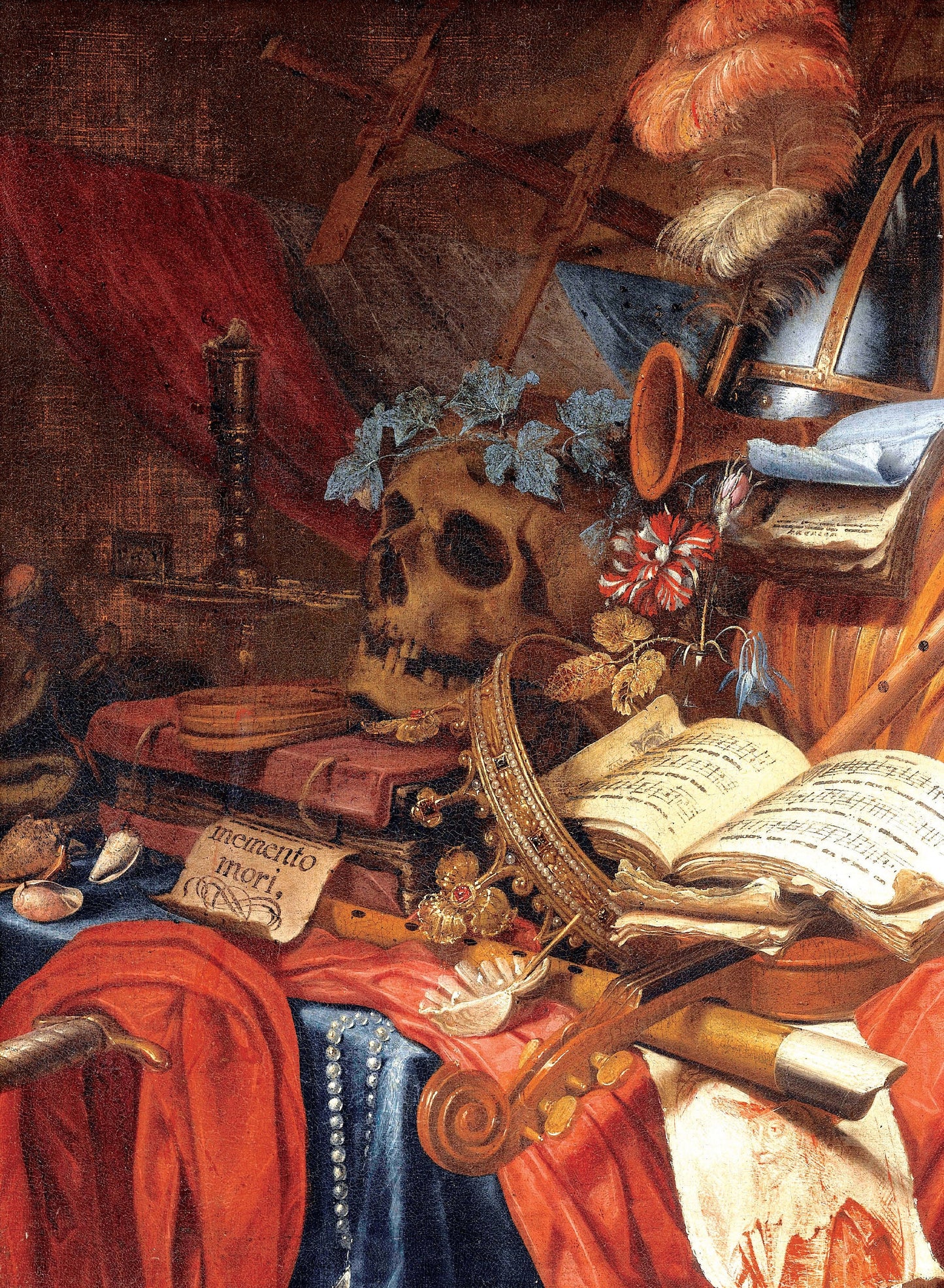 Ancient Books Skull - Large Decoupage Paper for Furniture - Vintage Decoupage - Rice Paper - Antique Decoupage Paper