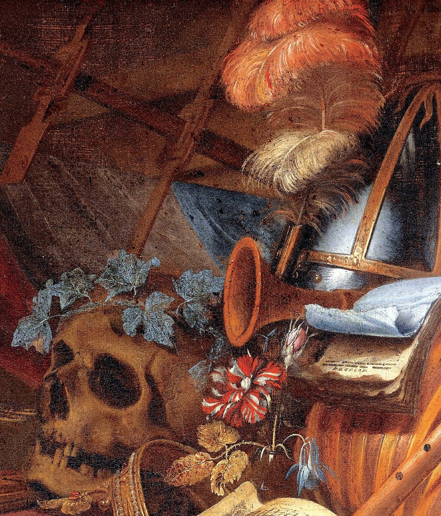 Ancient Books Skull - Large Decoupage Paper for Furniture - Vintage Decoupage - Rice Paper - Antique Decoupage Paper