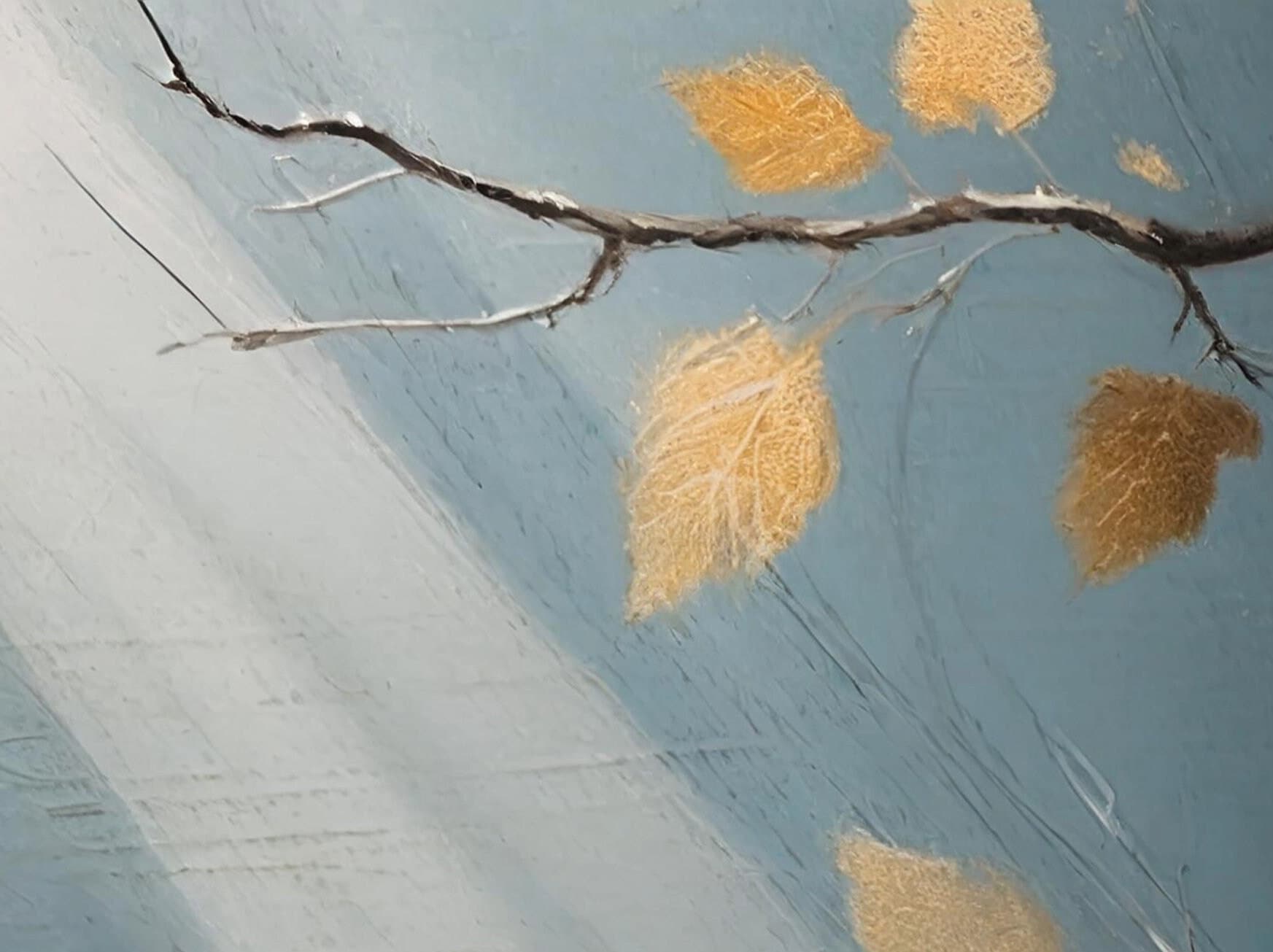 Large Decoupage Paper for Furniture - Rice Paper - Oilpaint Autumn - Decoupage Paper - Bird Decoupage
