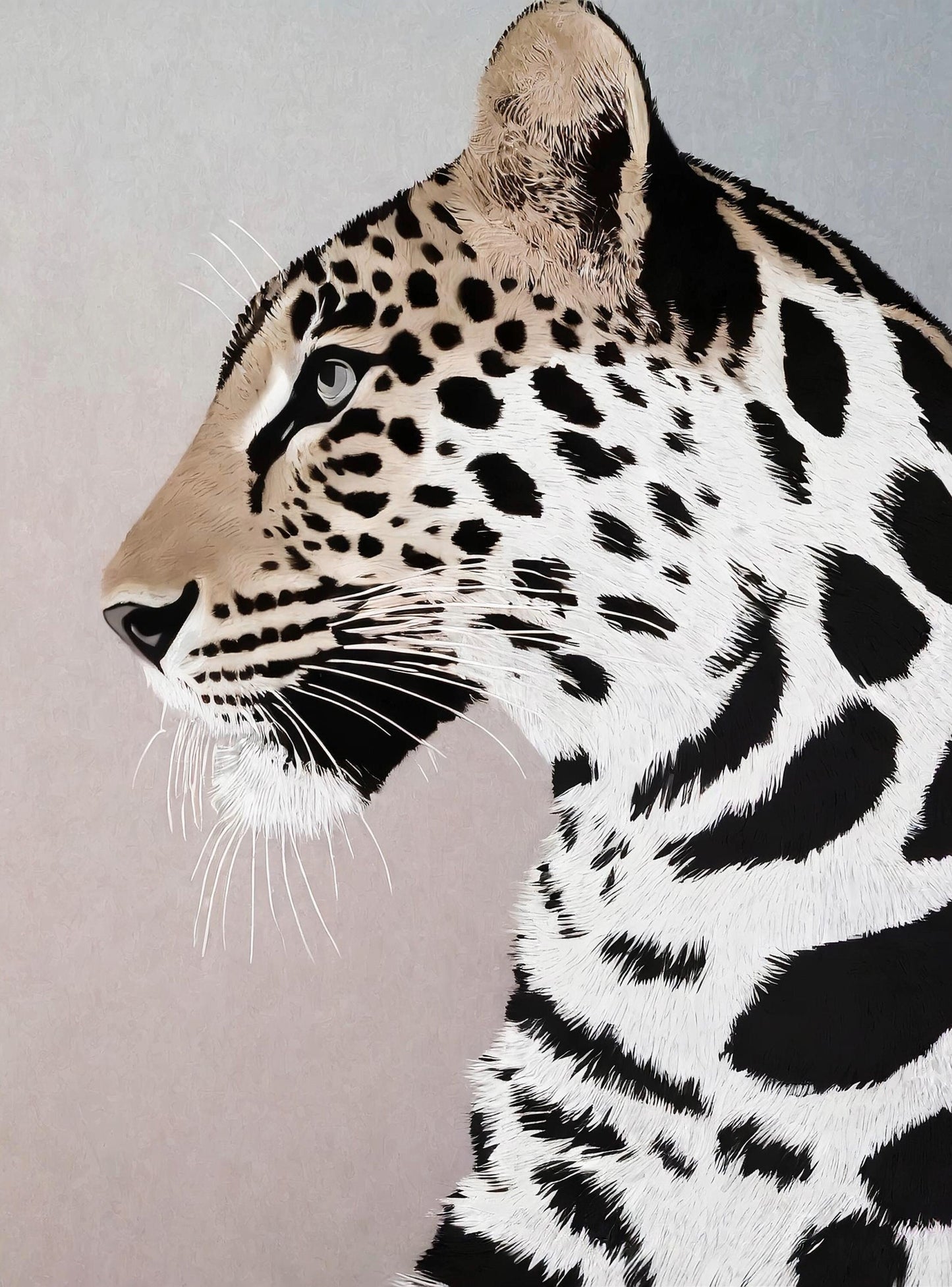 Tiger - Large Decoupage Paper for Furniture - Rice Paper - Decoupage Paper - Monochrome