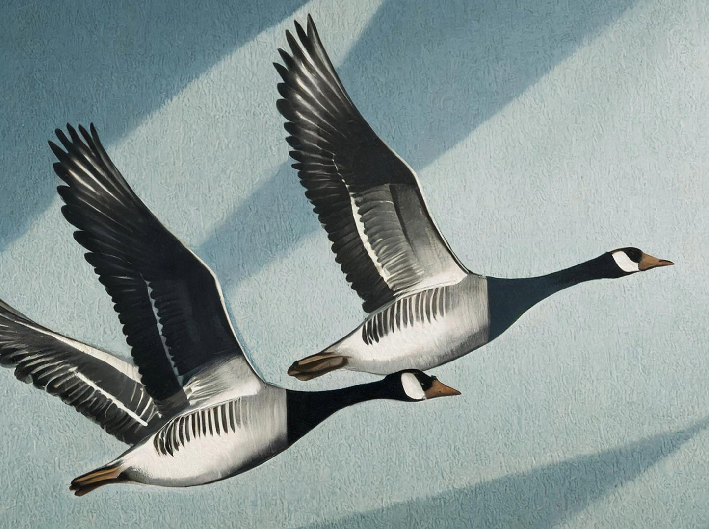 Flying Goose - Large Decoupage Paper for Furniture - Rice Paper - Decoupage Paper - Blue