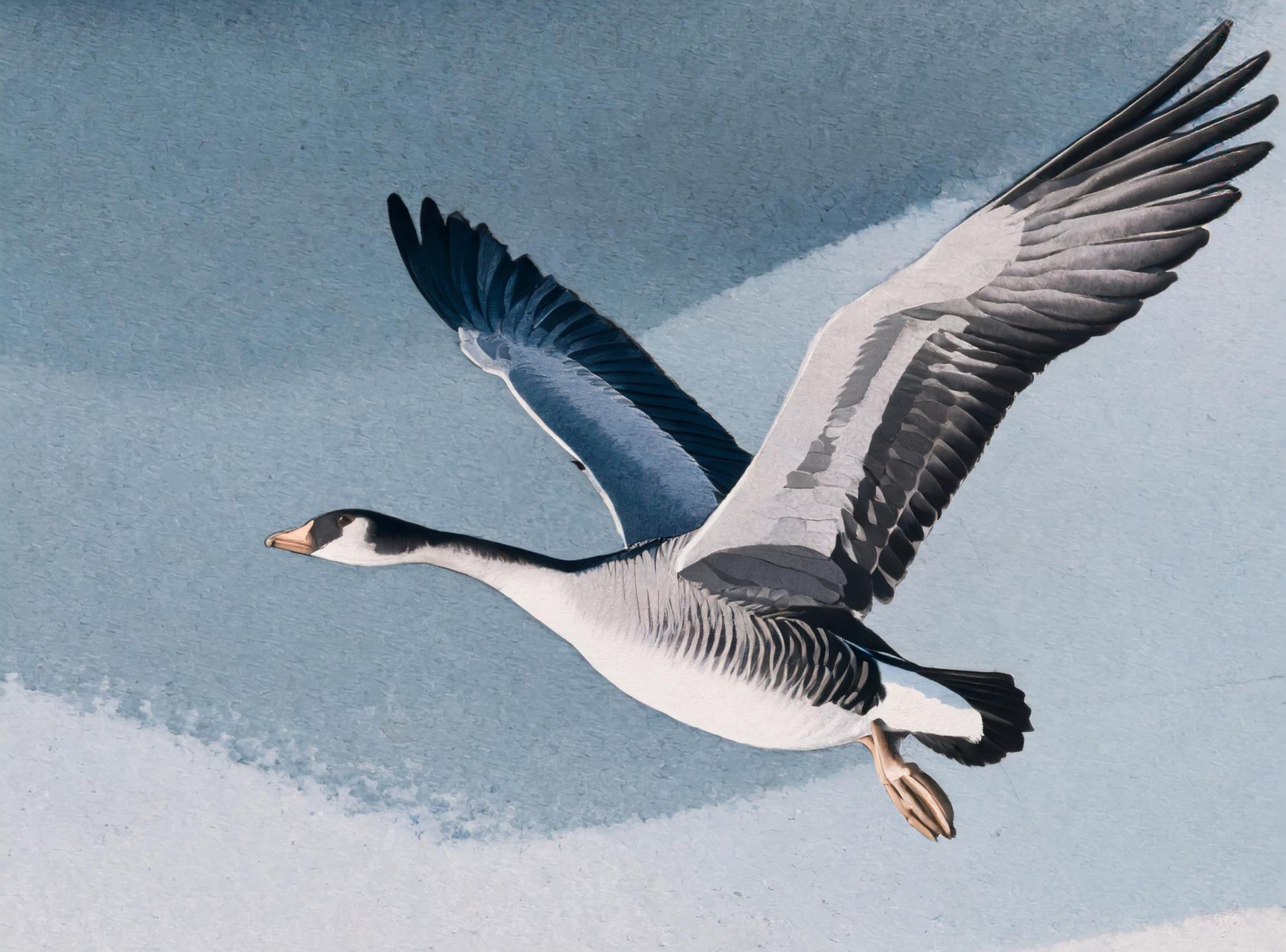 flying goose decoupage paper
