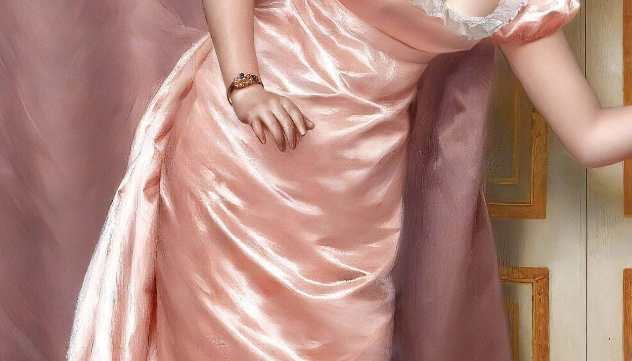Victorian Woman - Large Decoupage Paper for Furniture - Vintage Decoupage - Rice Paper - Decoupage Paper