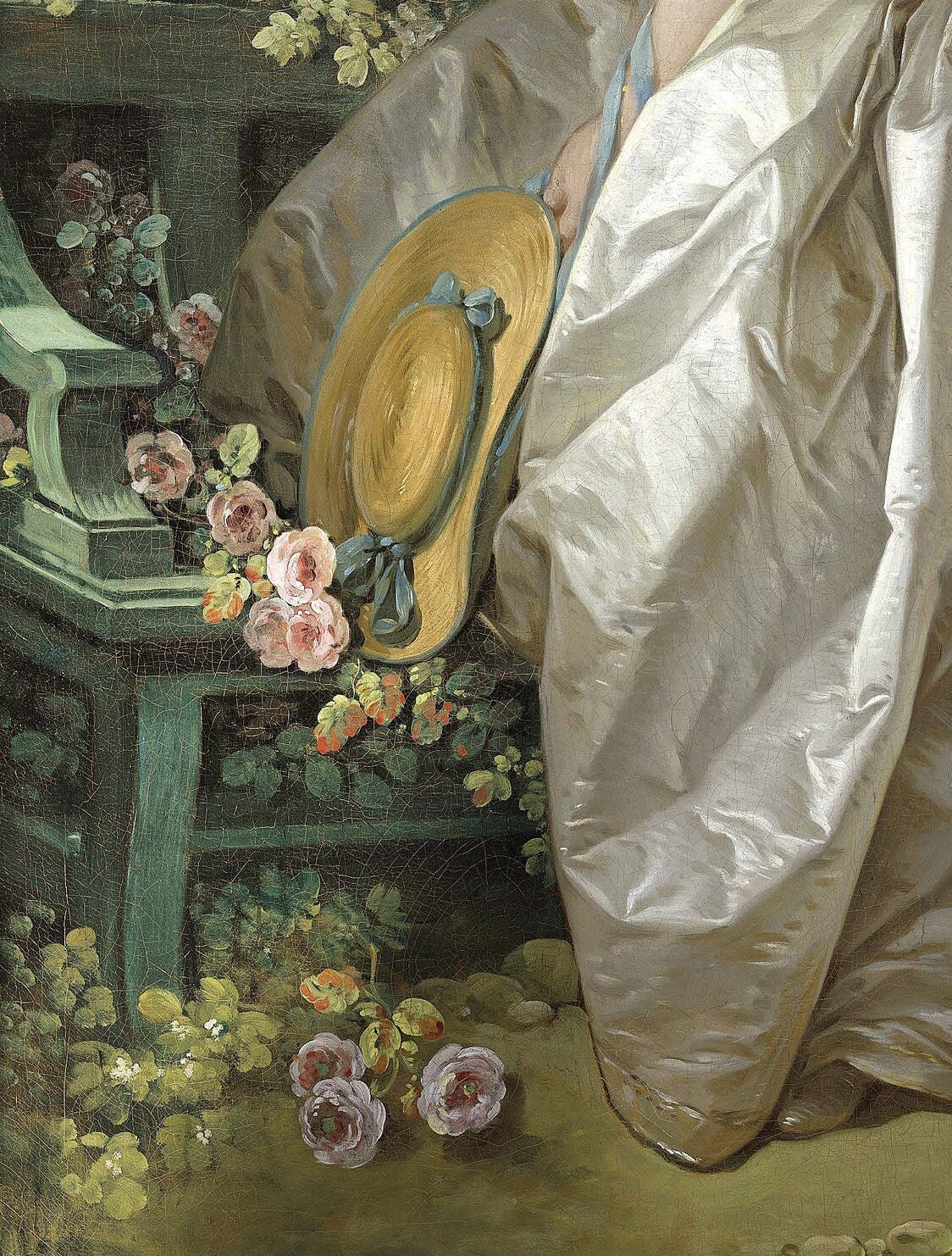 Victorian Lady Floral - Large Decoupage Paper for Furniture - Vintage - Rice Paper