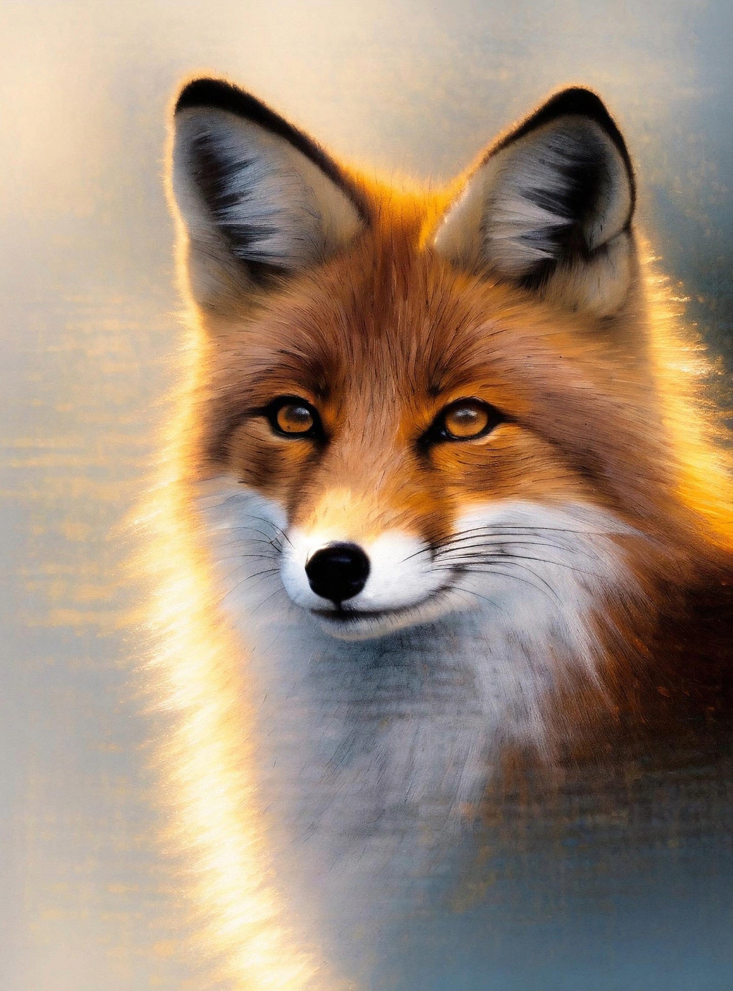 Fox - Large Decoupage Paper for Furniture - Rice Paper - Decoupage Paper
